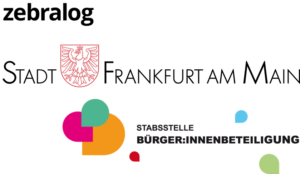 Logos Zebralog, Stadt Frankfurt am Main und Bürgerbeteiligung